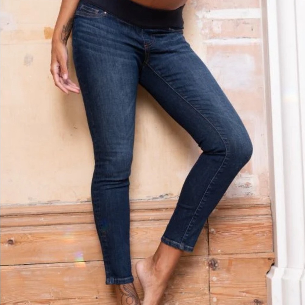 Seraphine Maternity Jean Under Bump - excellent condition - Size 4 US